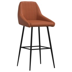 Barhocker Hellbraun Kunstleder