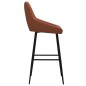 Barhocker Hellbraun Kunstleder Barhocker Hellbraun Kunstleder