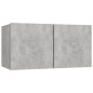 vidaXL 6-tlg. TV-Schrank-Set Betongrau Holzwerkstoff vidaXL 6-tlg. TV-Schrank-Set Betongrau Holzwerkstoff