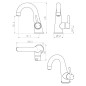 SCHÜTTE Waschtischarmatur PISA Chrom SCHÜTTE Waschtischarmatur PISA Chrom