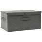 vidaXL Aufbewahrungsbox Stoff 50x30x25 cm Anthrazit vidaXL Aufbewahrungsbox Stoff 50x30x25 cm Anthrazit