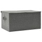 vidaXL Aufbewahrungsbox Stoff 50x30x25 cm Anthrazit vidaXL Aufbewahrungsbox Stoff 50x30x25 cm Anthrazit