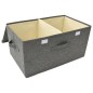 vidaXL Aufbewahrungsbox Stoff 50x30x25 cm Anthrazit vidaXL Aufbewahrungsbox Stoff 50x30x25 cm Anthrazit