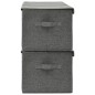 vidaXL Aufbewahrungsboxen 2 Stk. Stoff 50x30x25 cm Anthrazit vidaXL Aufbewahrungsboxen 2 Stk. Stoff 50x30x25 cm Anthrazit