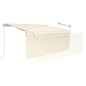 vidaXL Gelenkarmmarkise mit Rollo 3x2,5 m Creme vidaXL Gelenkarmmarkise mit Rollo 3x2,5 m Creme