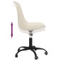 vidaXL Esszimmerstühle 2 Stk. Drehbar Creme Stoff vidaXL Esszimmerstühle 2 Stk. Drehbar Creme Stoff