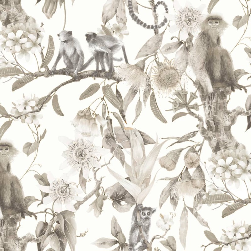 Noordwand Tapete Exotic Monkeys Beige Noordwand Tapete Exotic Monkeys Beige