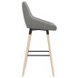 Barhocker Hellgrau Stoff Barhocker Hellgrau Stoff