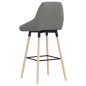 Barhocker Hellgrau Stoff Barhocker Hellgrau Stoff
