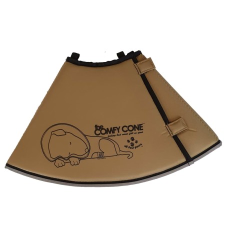 All Four Paws Hundekragen Comfy Cone L 25 cm Hellbraun
