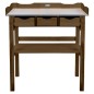 Esschert Design Pflanztisch mit Schubladen Braun Esschert Design Pflanztisch mit Schubladen Braun