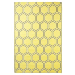 Esschert Design Outdoor-Teppich 182x122 cm Wabenmuster