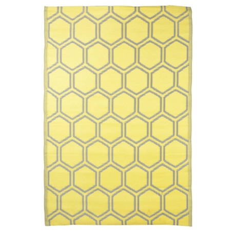 Esschert Design Outdoor-Teppich 182x122 cm Wabenmuster