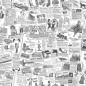 Homestyle Tapete Papers Schwarz und Weiß Homestyle Tapete Papers Schwarz und Weiß