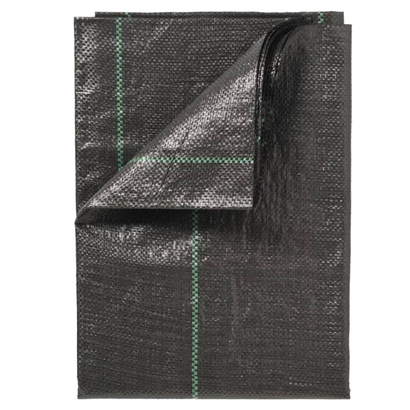 Nature Unkrautschutz-Bodenplane 2x10 m Schwarz Nature Unkrautschutz-Bodenplane 2x10 m Schwarz