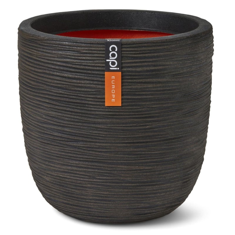 Capi Blumentopf Nature Rib 35x34 cm Dunkelbraun Capi Blumentopf Nature Rib 35x34 cm Dunkelbraun
