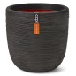 Capi Blumentopf Nature Rib 35x34 cm Dunkelbraun Capi Blumentopf Nature Rib 35x34 cm Dunkelbraun