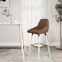 Barhocker Taupe Stoff