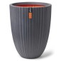 Capi Vase Urban Tube Elegant Niedrig 55x73 cm Dunkelgrau Capi Vase Urban Tube Elegant Niedrig 55x73 cm Dunkelgrau