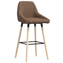 Barhocker Taupe Stoff