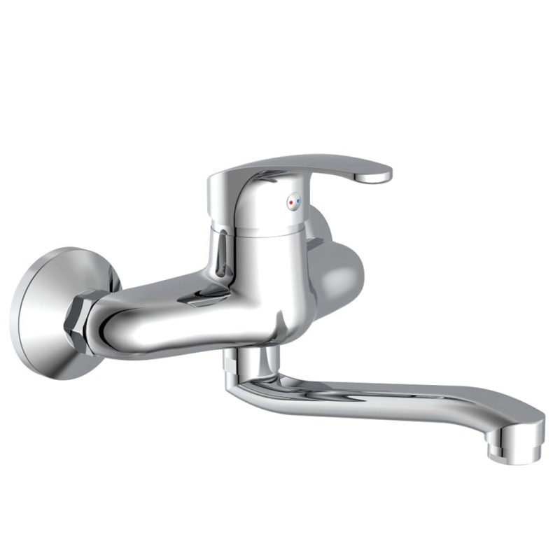 SCHÜTTE Wand-Spültischarmatur ORAZI Chrom SCHÜTTE Wand-Spültischarmatur ORAZI Chrom