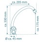 SCHÜTTE Spültischarmatur mit 2 Griffen Duo-Mix II Niederdruck Chrom SCHÜTTE Spültischarmatur mit 2 Griffen Duo-Mix II Niederdruck Chrom