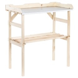 HI Pflanztisch aus Holz 82x38x78 cm  