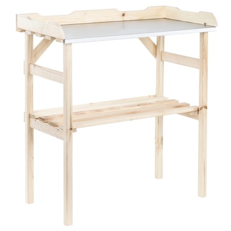 HI Pflanztisch aus Holz 82x38x78 cm  