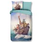 Good Morning Kinder-Bettwäsche-Set NOAH 140x200/220 cm Blau Good Morning Kinder-Bettwäsche-Set NOAH 140x200/220 cm Blau