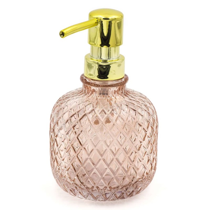 RIDDER Seifenspender Jade Transparent Rosa 330 ml RIDDER Seifenspender Jade Transparent Rosa 330 ml
