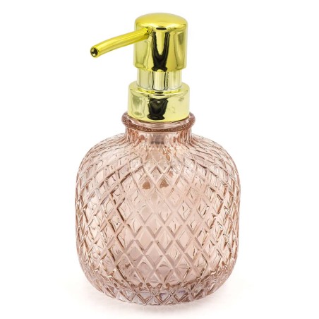 RIDDER Seifenspender Jade Transparent Rosa 330 ml