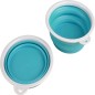 FLAMINGO 2-in-1 Haustier-Reisebecher für Wasser/Futter Trinka Blau FLAMINGO 2-in-1 Haustier-Reisebecher für Wasser/Futter Trinka Blau