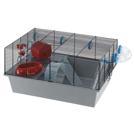 Ferplast Hamsterkäfig Milos Large 58x38x30,5 cm Grau