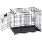 Ferplast Hundekäfig Dog-Inn 60 64,1x44,7x49,2 cm Grau Ferplast Hundekäfig Dog-Inn 60 64,1x44,7x49,2 cm Grau