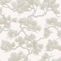 DUTCH WALLCOVERINGS Tapete Kiefer-Motiv Weiß DUTCH WALLCOVERINGS Tapete Kiefer-Motiv Weiß