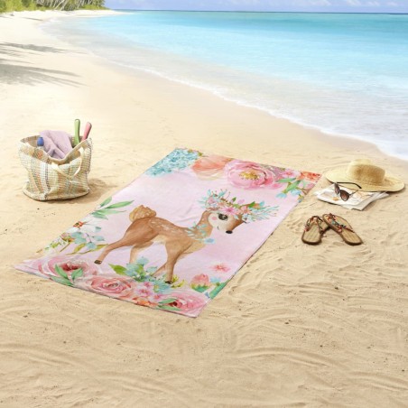 Good Morning Strandtuch SWEET 75x150 cm Rosa
