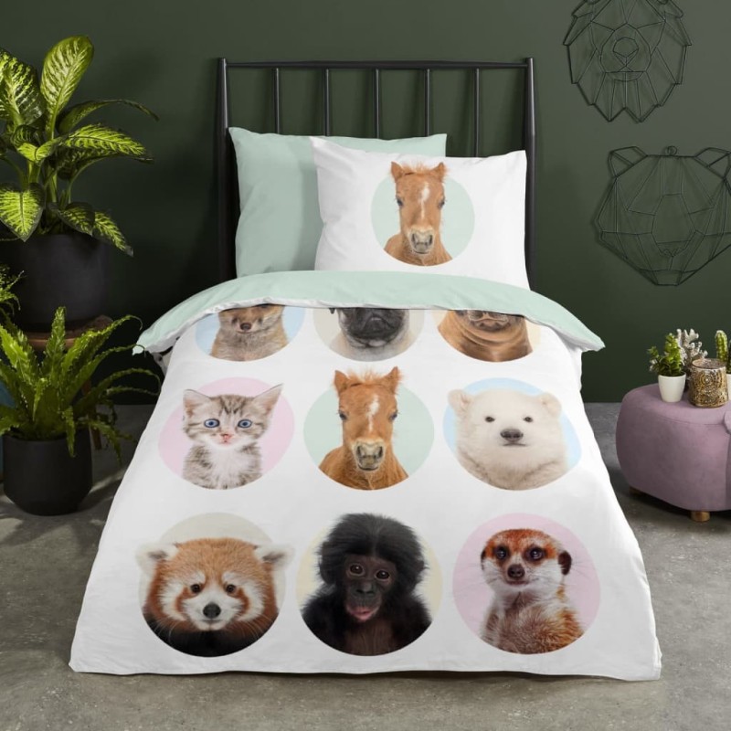 Good Morning Kinder-Bettwäsche-Set YOUNG A 140x200/220 cm Mehrfarbig Good Morning Kinder-Bettwäsche-Set YOUNG A 140x200/220 cm Mehrfarbig