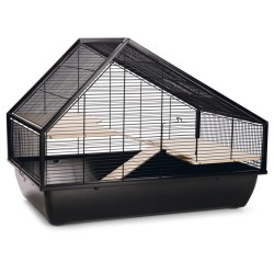 Beeztees Nagerkäfig Boas 76x46x57 cm Schwarz   