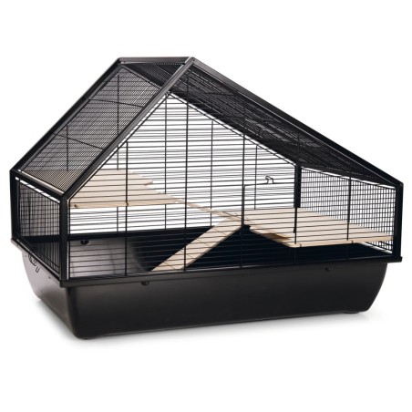 Beeztees Nagerkäfig Boas 76x46x57 cm Schwarz   