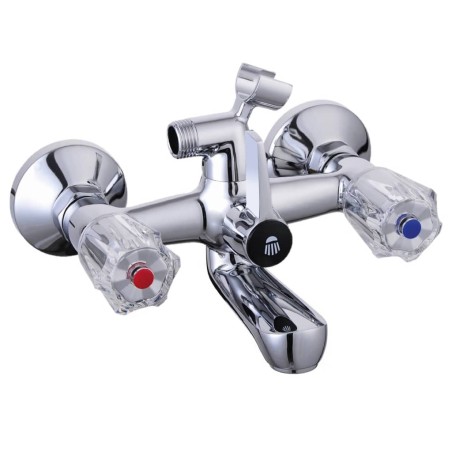 SCHÜTTE 2-Griff-Wannenfüllarmatur SAVINO Chrom