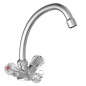 SCHÜTTE Waschtischarmatur mit 2 Griffen BRILLANT Chrom SCHÜTTE Waschtischarmatur mit 2 Griffen BRILLANT Chrom