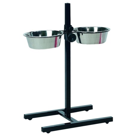 FLAMINGO H-Ständer mit 2 Näpfen Otis 2,5 L 25 cm