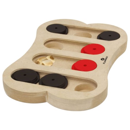 FLAMINGO Hunde-Intelligenzspielzeug Apollo 30x20 Holz