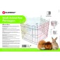 FLAMINGO Kaninchen-Laufstall Pentagon 5-tlg. 90x60 cm Mehrfarbig FLAMINGO Kaninchen-Laufstall Pentagon 5-tlg. 90x60 cm Mehrfarbig