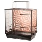 FLAMINGO Wellensittichkäfig Siri 78x48x81,5-100 cm Kupfer FLAMINGO Wellensittichkäfig Siri 78x48x81,5-100 cm Kupfer