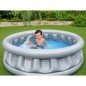 Bestway Schwimmbecken Space Ship Rund 152x43 cm Silbern Bestway Schwimmbecken Space Ship Rund 152x43 cm Silbern
