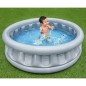 Bestway Schwimmbecken Space Ship Rund 152x43 cm Silbern Bestway Schwimmbecken Space Ship Rund 152x43 cm Silbern