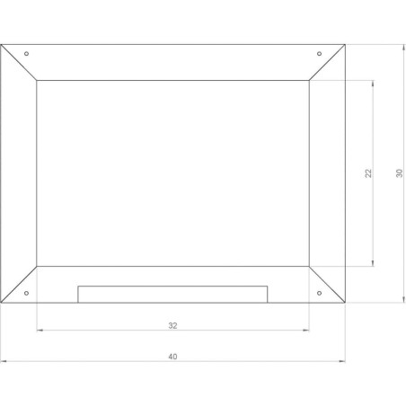 AXI Kinder-Kreidetafel für Spielhaus Grau 2x40x30 cm