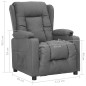 Relaxsessel Hellgrau Stoff Relaxsessel Hellgrau Stoff