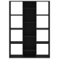 vidaXL Raumteiler/Bücherregal Schwarz 100x24x140 cm Holzwerkstoff vidaXL Raumteiler/Bücherregal Schwarz 100x24x140 cm Holzwerkstoff